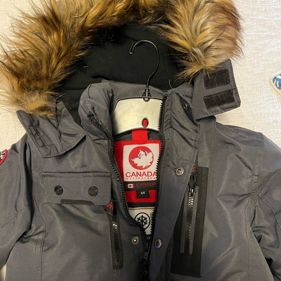 Canada Goose Weather Gear jacket kids size 5/6 - Picture 6 of 6